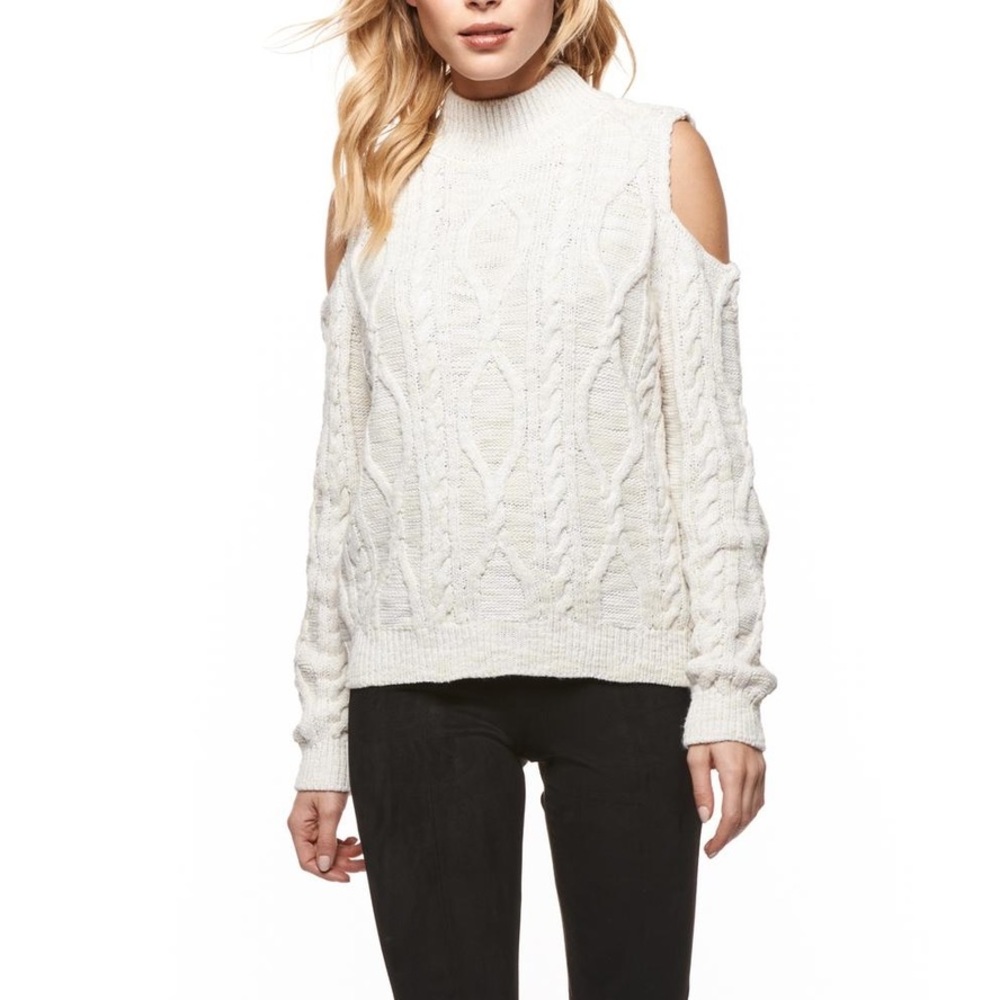 Dex Cold Shoulder Sweater (Size Small)
